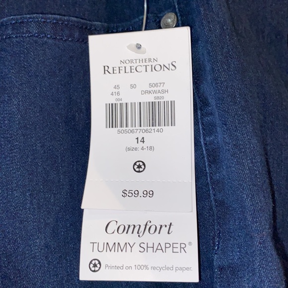 Northern Reflections Essential Slim Women’s Capris Size 14 - Picture 3 of 10